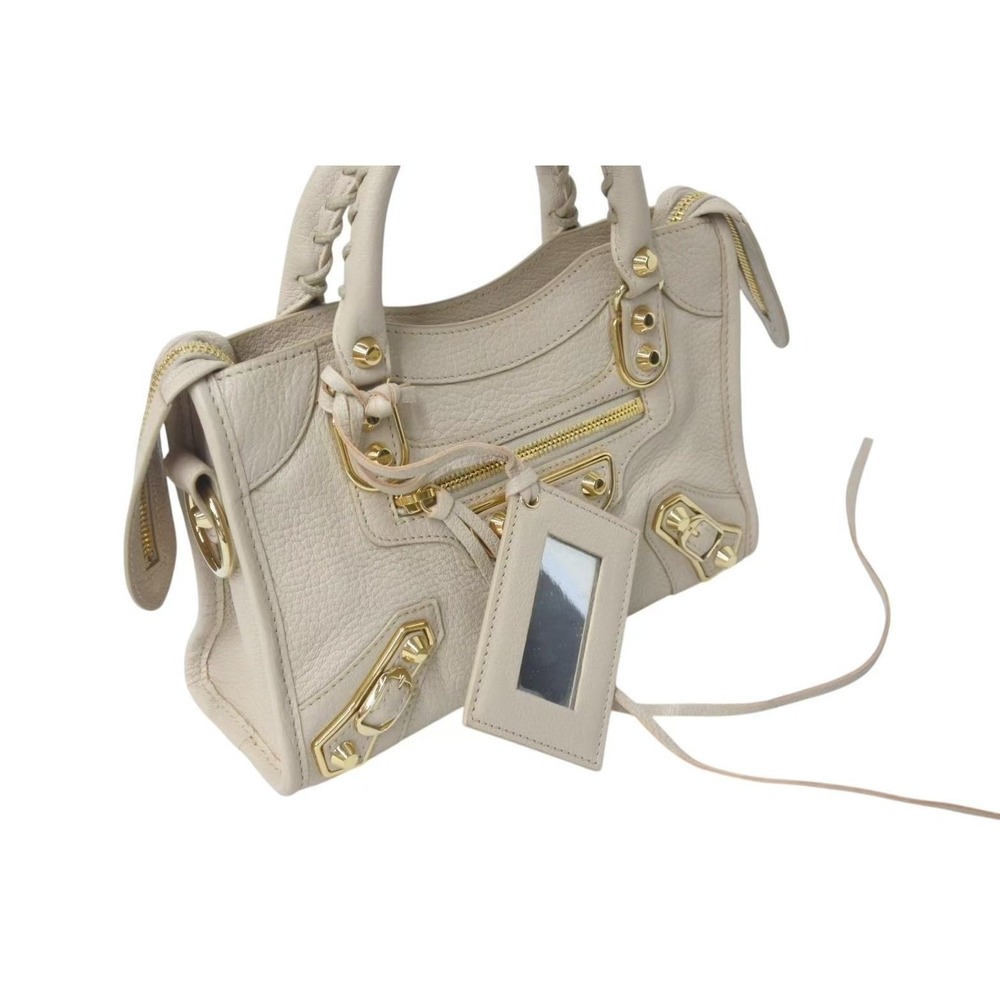 Balenciaga Tan Classic Beige leather City handbag - Picture 4 of 10